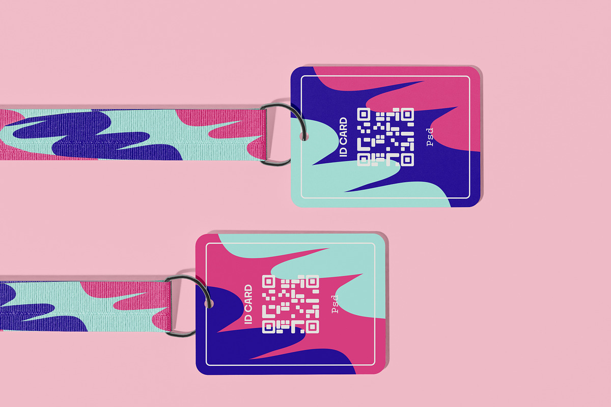 Badge ID Mockup, a Merchandise Mockup by Mego-studio | Creative Market