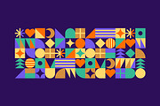 Geometric Pattern Compositions, a Decorative Illustration by Léo Alexandre (Thumbnail 10 of 25)