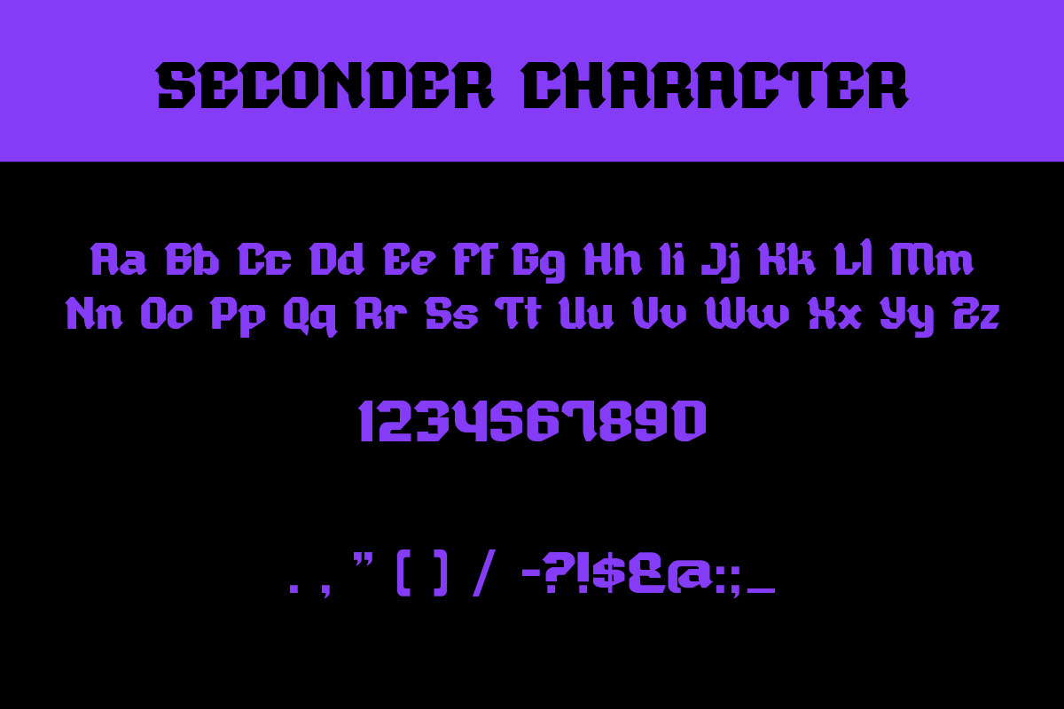 Seconder Display Font, a Blackletter Font by IHDSTD (Photo 9 of 10)