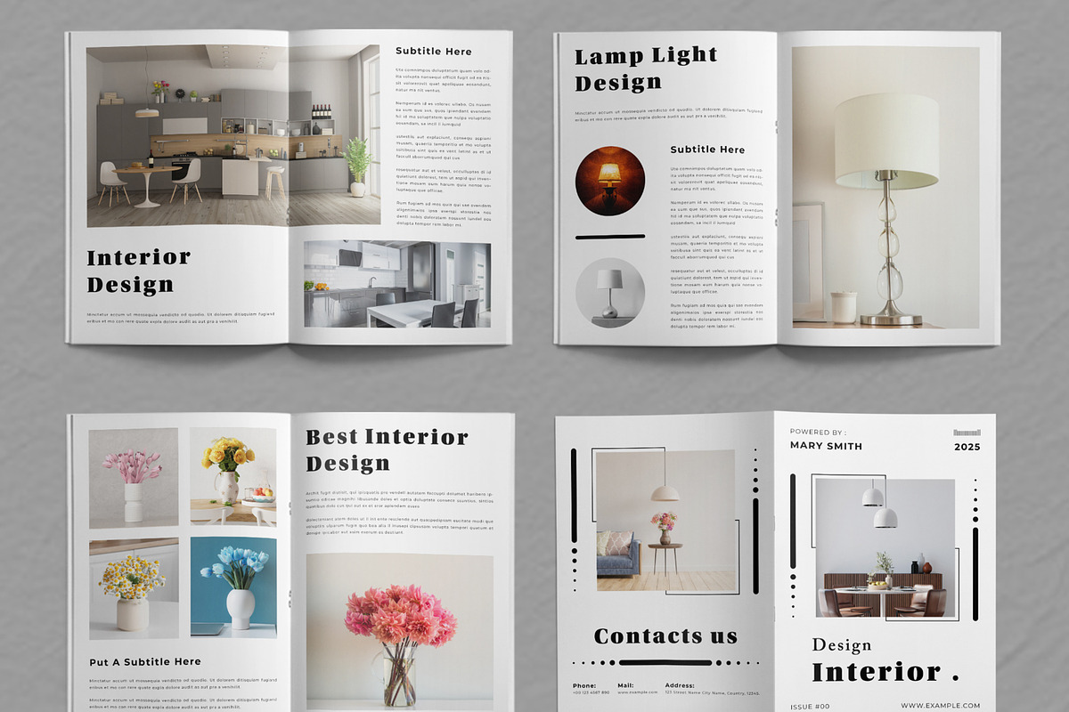Interior Book Layout, a Magazine Template by ContestDesign (Photo 3 of 3)