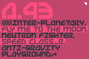 LUNA PARC Futuristic Font, a Font by Alex-Banks Type (Thumbnail 2 of 5)