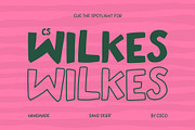 CS Wilkes – Fun Display Font, a Handwritten Font by Craft Supply Co. (Thumbnail 1 of 8)