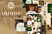 Paloma Instagram Template, a Social Media Template by Lum3n (Thumbnail 1 of 5)