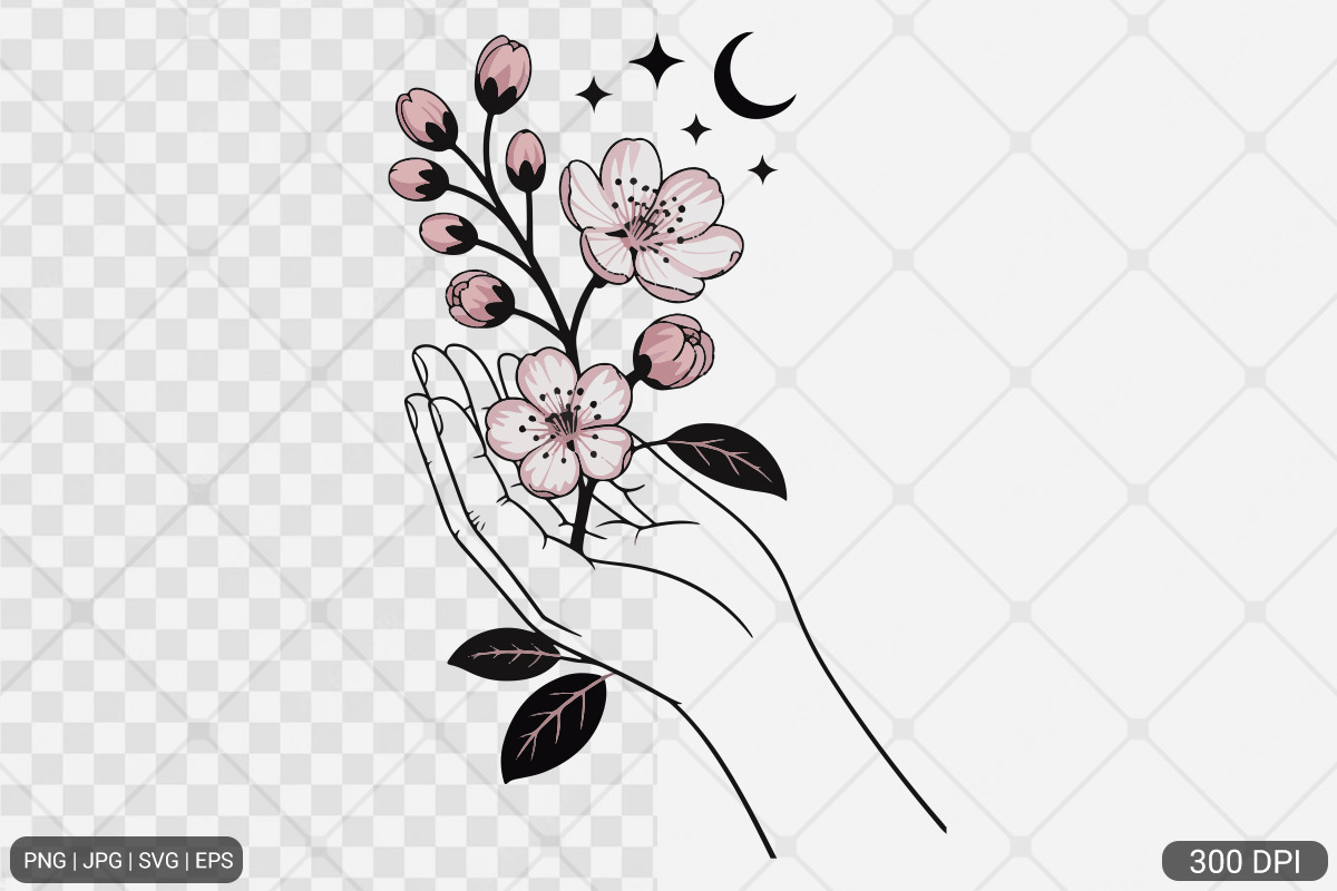 Cherry Blossom SVG PNG Bundle, an Illustration by Actual Pixel (Photo 24 of 33)