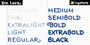 Die Lara, a Handwritten Font by ingoFonts (Thumbnail 4 of 10)