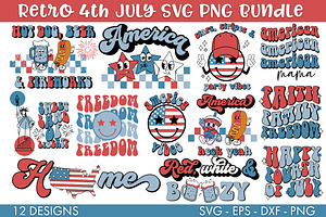 4th July Independence Day SVG Bundle