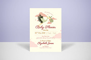 Baby Shower Invitation, an Invitation Template by graphicook (Thumbnail 3 of 3)