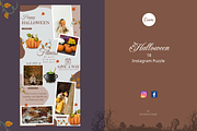 Fall-Halloween Puzzle Intagram, a Social Media Template by Meoww_Design (Thumbnail 1 of 5)