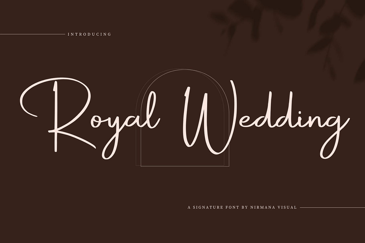 Royal Wedding - Script Font, a Script Font by Nirmana Visual (Photo 1 of 6)