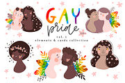 GAY pride illustrations set Vol. 1, a Person Illustration by Cute Atelier (Thumbnail 1 of 6)