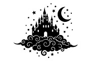 Fantasy Castle Cloud Moon Bundle, an Object Illustration by Gaye Art (Thumbnail 7 of 30)