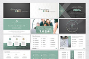 Annual Report PowerPoint Template, a Presentation Template by White Graphic (Thumbnail 5 of 9)