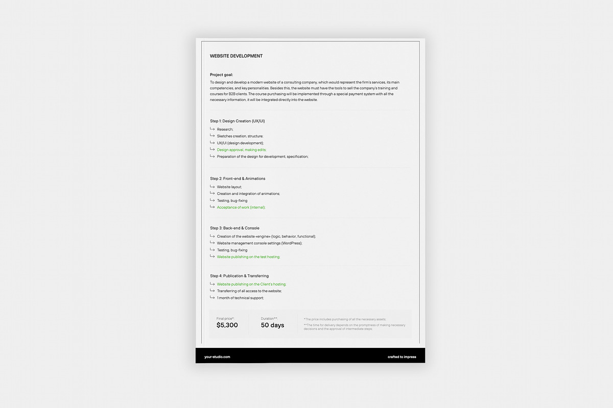 The Commercial Proposal for Clients, a Brochure Template by Smotrow Related (Photo 6 of 7)