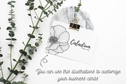 Hand drawn floral elements, a Decorative Illustration by Wander Designs (Thumbnail 2 of 8)