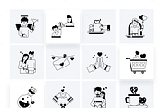 Animated Valentine Day Designs, a Duotone Icon by Prosymbols (Thumbnail 13 of 17)