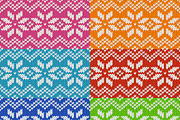 Set of 7 knitted seamless patterns, a Pattern Graphic by Art of Sun (Thumbnail 2 of 3)