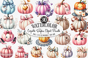 Coquette Pumpkin Clipart PNG, an Illustration by Designking (Thumbnail 1 of 4)