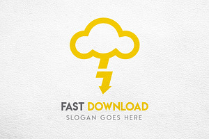 Cloud / Download / Hosting - Logo