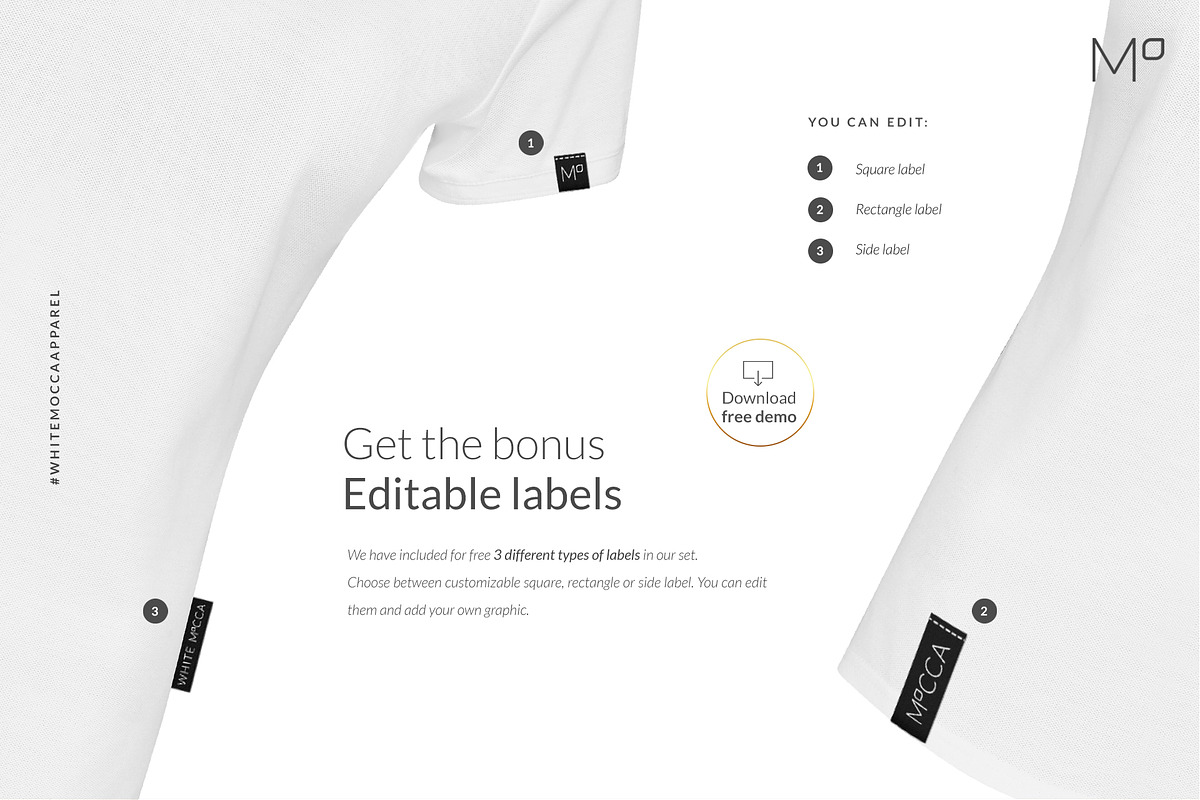 Women Polo Ghost Mock-ups FREE DEMO, a Books & Magazine Mockup by Apparel_Mockups (Photo 3 of 23)