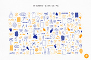 Four Seasons Line Art Bundle, a Seasonal Illustration by Alena Koval (Thumbnail 3 of 17)