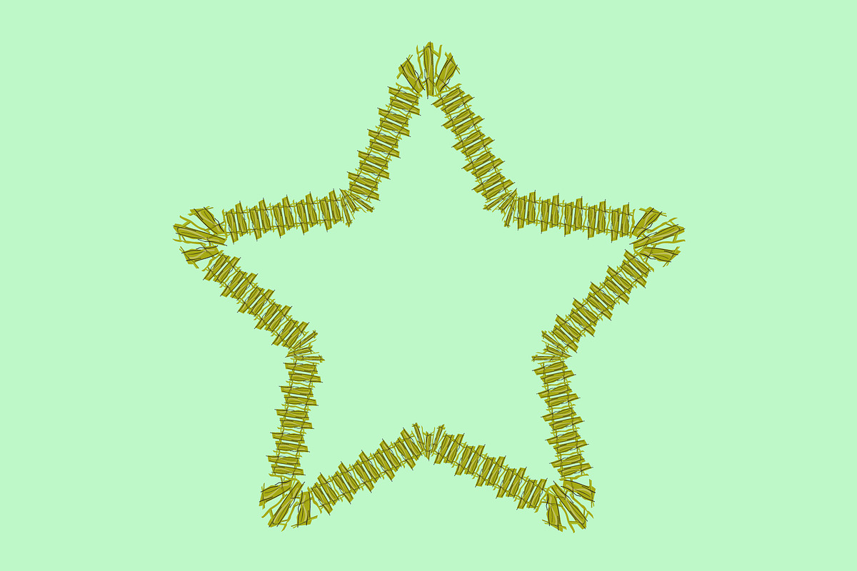 Star icon design template, a Decorative Illustration by Sumberpangan (Photo 2 of 3)