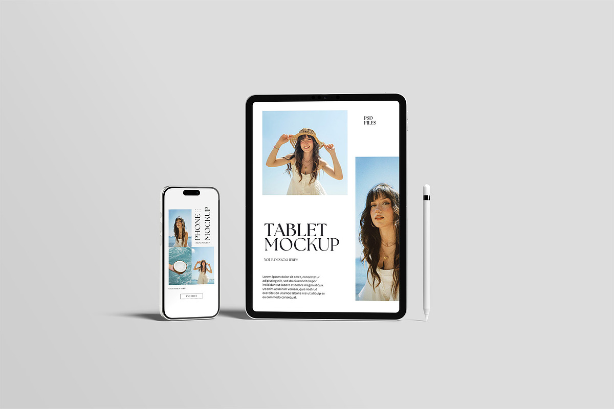 Tablet and Phone Mockup, an iPhone Mockup by Graphiculon (Photo 11 of 11)