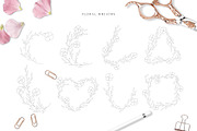 Mattiola font Floral illustrations, a Symbol Font by Alice_Evans (Thumbnail 5 of 11)