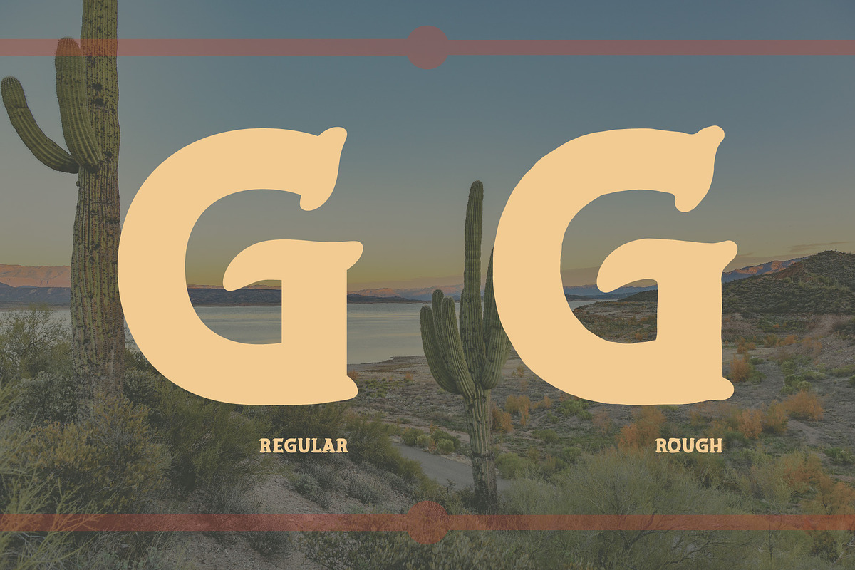 EXGATE + Extra, a Serif Font by Blazing Sun Creative (Photo 2 of 5)