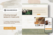 Homestead SS Website Template, a Templates & Theme by Finicky Fox Design (Thumbnail 1 of 7)