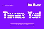 Bold Military, a Slab Serif Font by Wow Magic (Thumbnail 3 of 3)