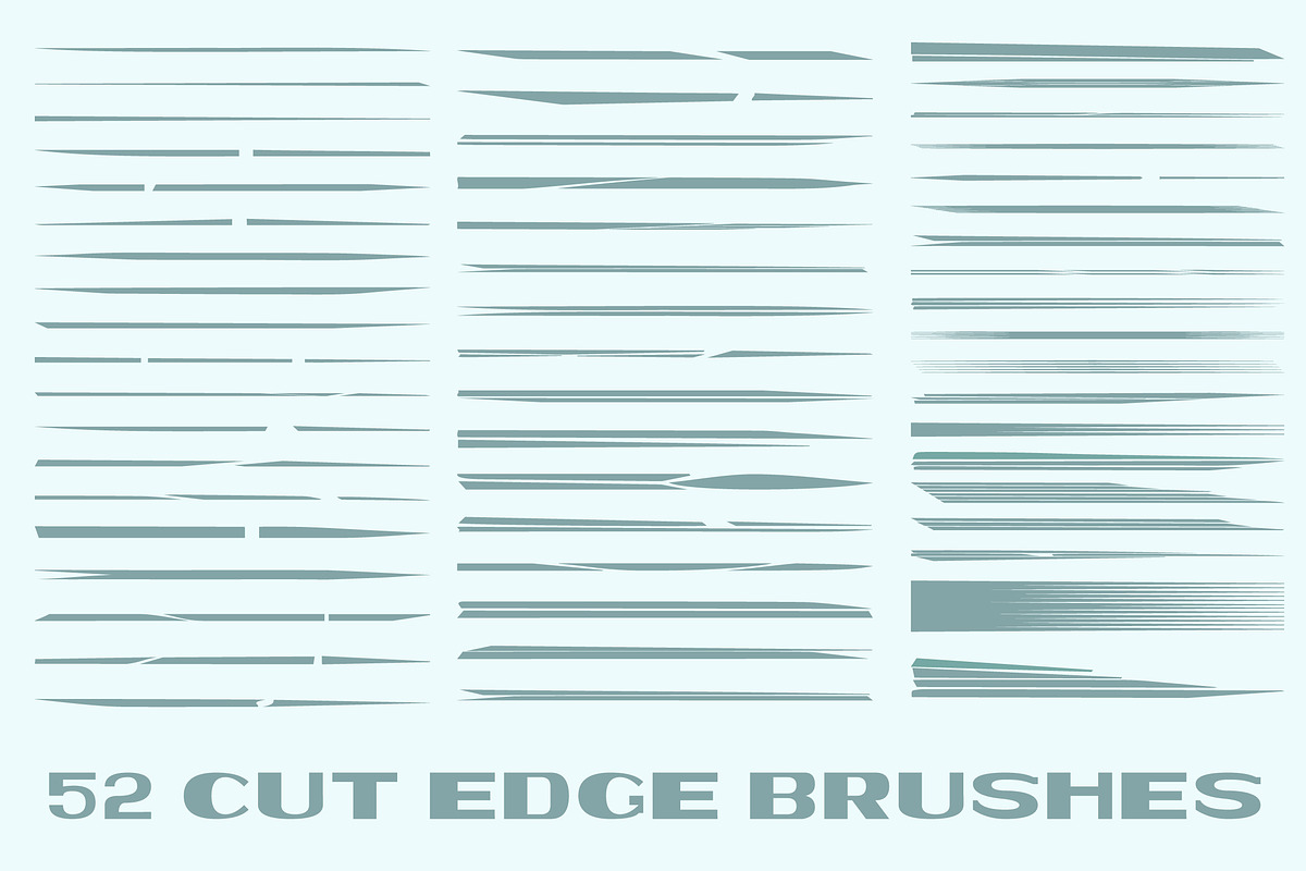 Cut Edge Brushes for Illustrator, a Brush Add-On by Guerillacraft (Photo 4 of 4)