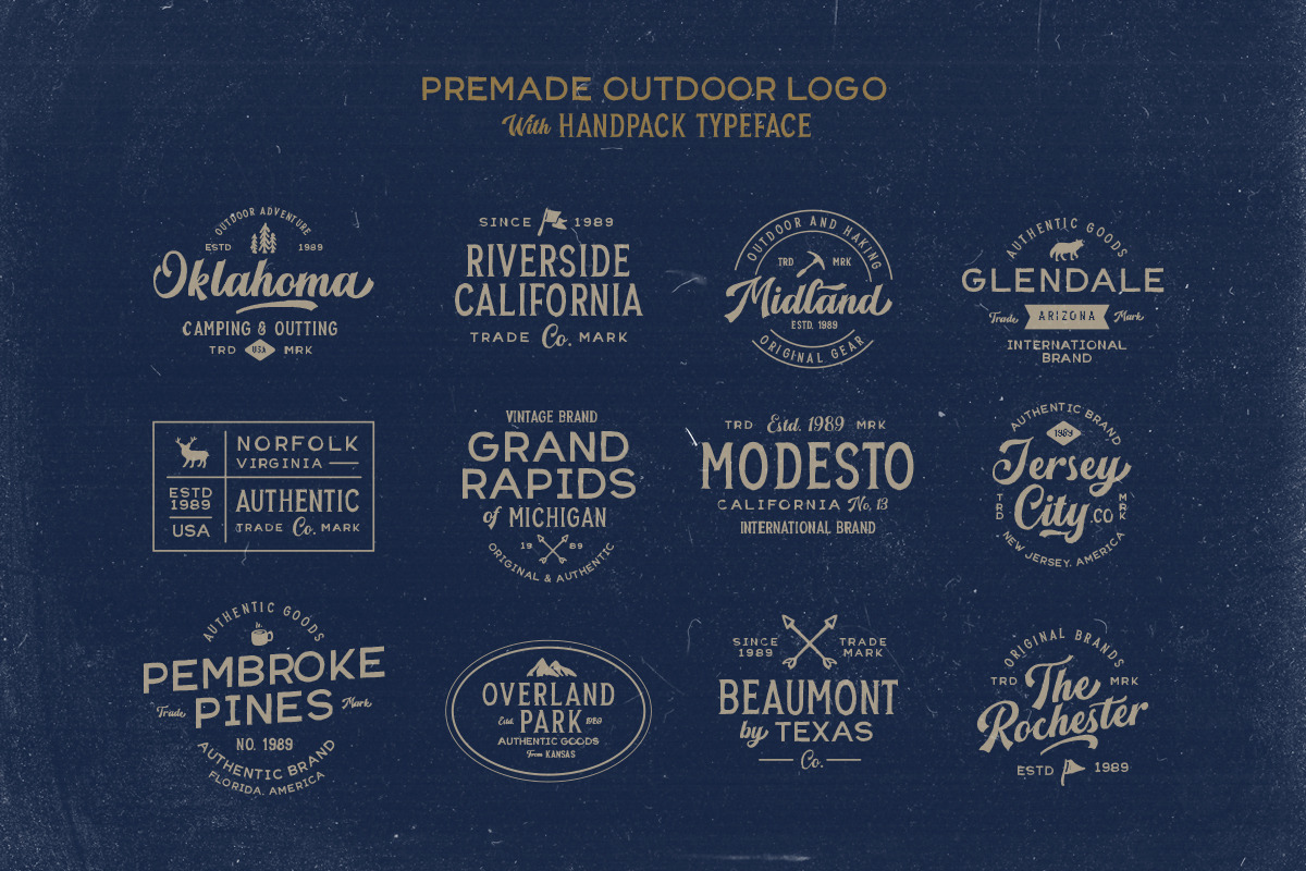 Handpack Font Collections (+EXTRA), a Sans Serif Font by Sarid Ezra (Photo 4 of 9)