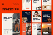 Cozy Editorial Instagram Templates, a Social Media Template by Pitchlook.Studio (Thumbnail 1 of 3)