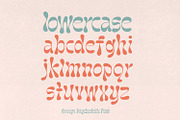 Naskle - Groovy Psychedelic Font, a Font by creativemedialab (Thumbnail 2 of 9)