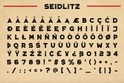 Seidlitz Font, a Font by Bart Wesolek (Thumbnail 2 of 4)