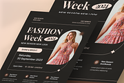 Fashion Week 2024 Flyer, a Flyer Template by SquidPixey (Thumbnail 2 of 5)