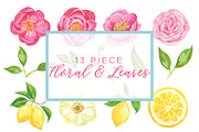 Summer Citrus Flower Graphic Kit, an Illustration by Relish Designs (Thumbnail 5 of 6)