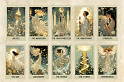 Printable Tarot Deck Botanical Theme, a Design Template by Mindful Digital Co. (Thumbnail 2 of 10)