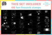 Procreate Firework Brushes, a Brushes & More by Cozy Brushery (Thumbnail 3 of 8)