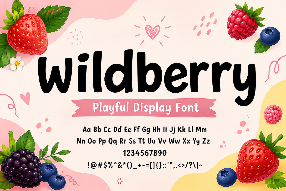 Wildberry, a Slab Serif Font by Wow Magic (Photo 1 of 4)