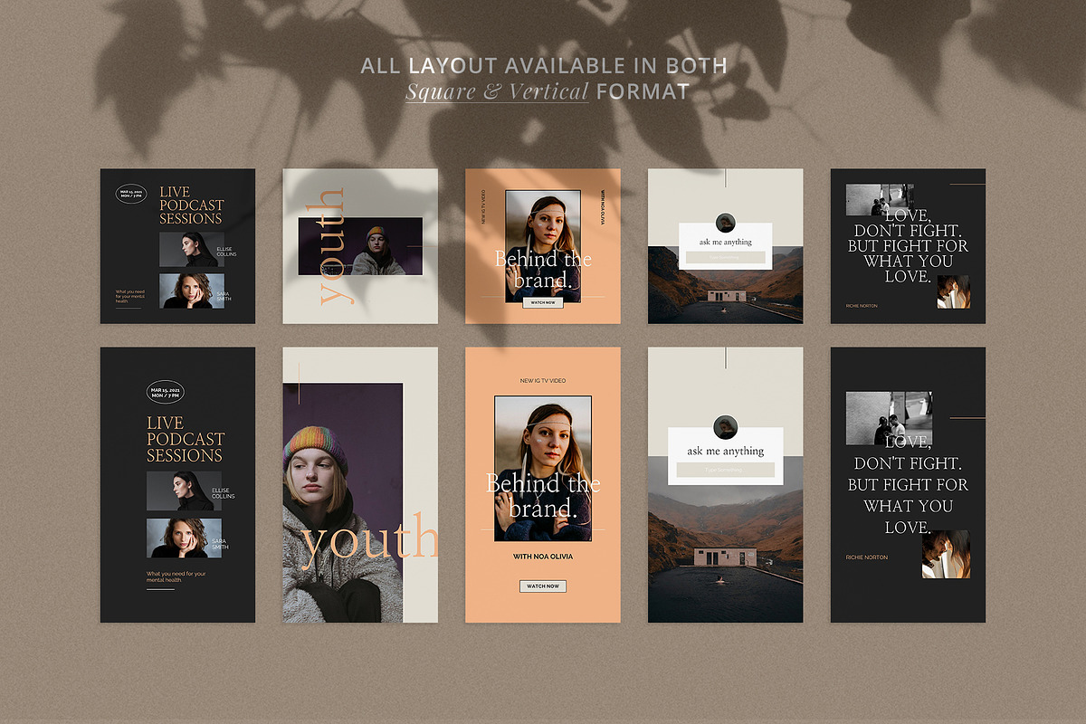 Coach / Influencer Social Media Kit, a Social Media Template by Visuel Colonie® (Photo 8 of 19)
