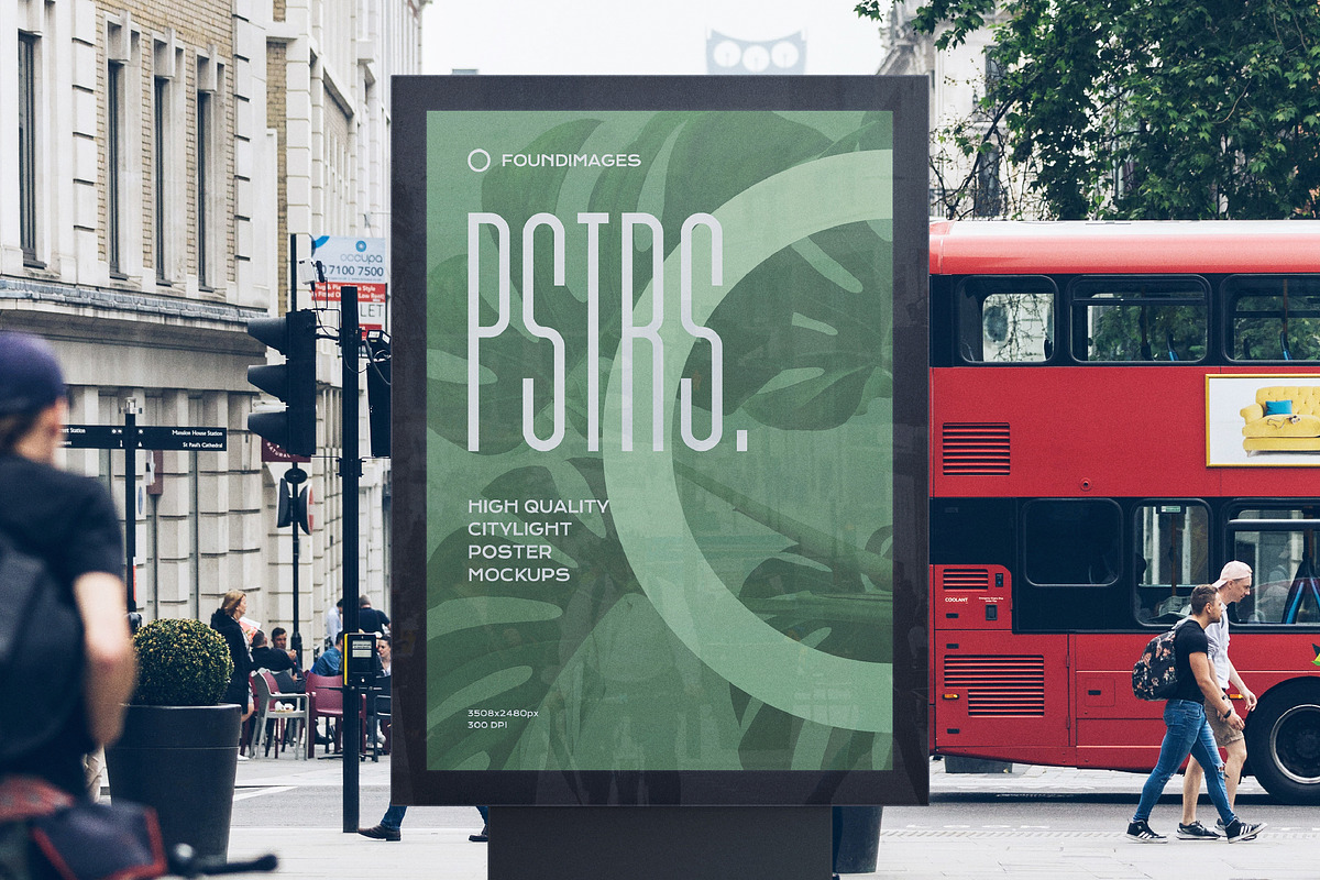 Poster outdoor indoor mockup bundle, an Advertising Mockup by FoundImages (Photo 37 of 64)