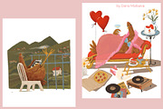 Valentine’s Day Happy Hen Illustrati, a Decorative Illustration by Dashnpro (Thumbnail 3 of 8)