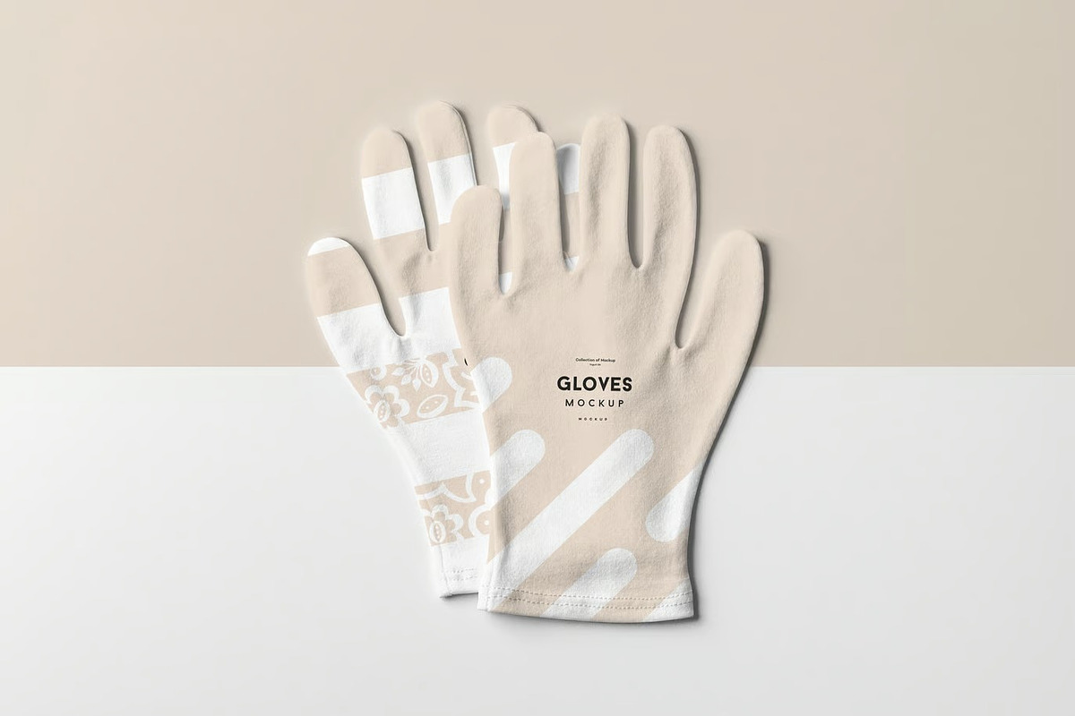 Gloves Mock-up, an Apparel Mockup by zippypixelstudio (Photo 6 of 10)