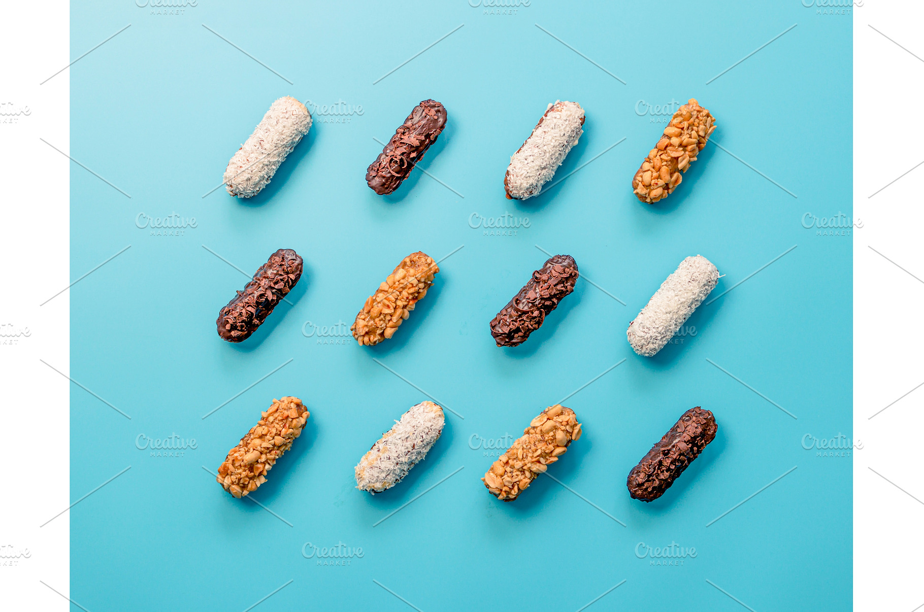 Healthy eclairs or profitroles on, a Food & Drink Photo by Fascinadora