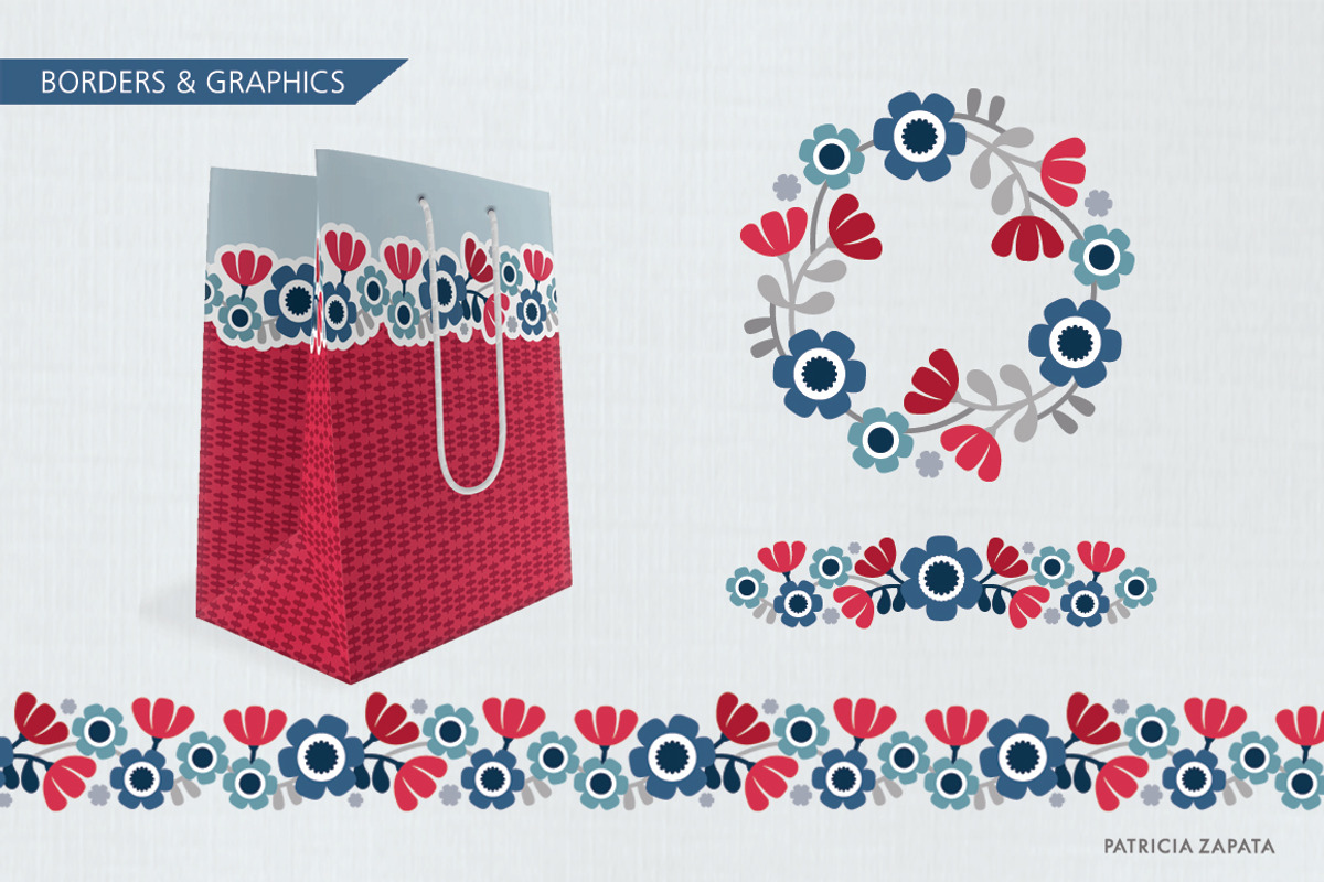 Flora Patterns and Graphics, a Pattern Graphic by Patricia Zapata (Photo 4 of 6)