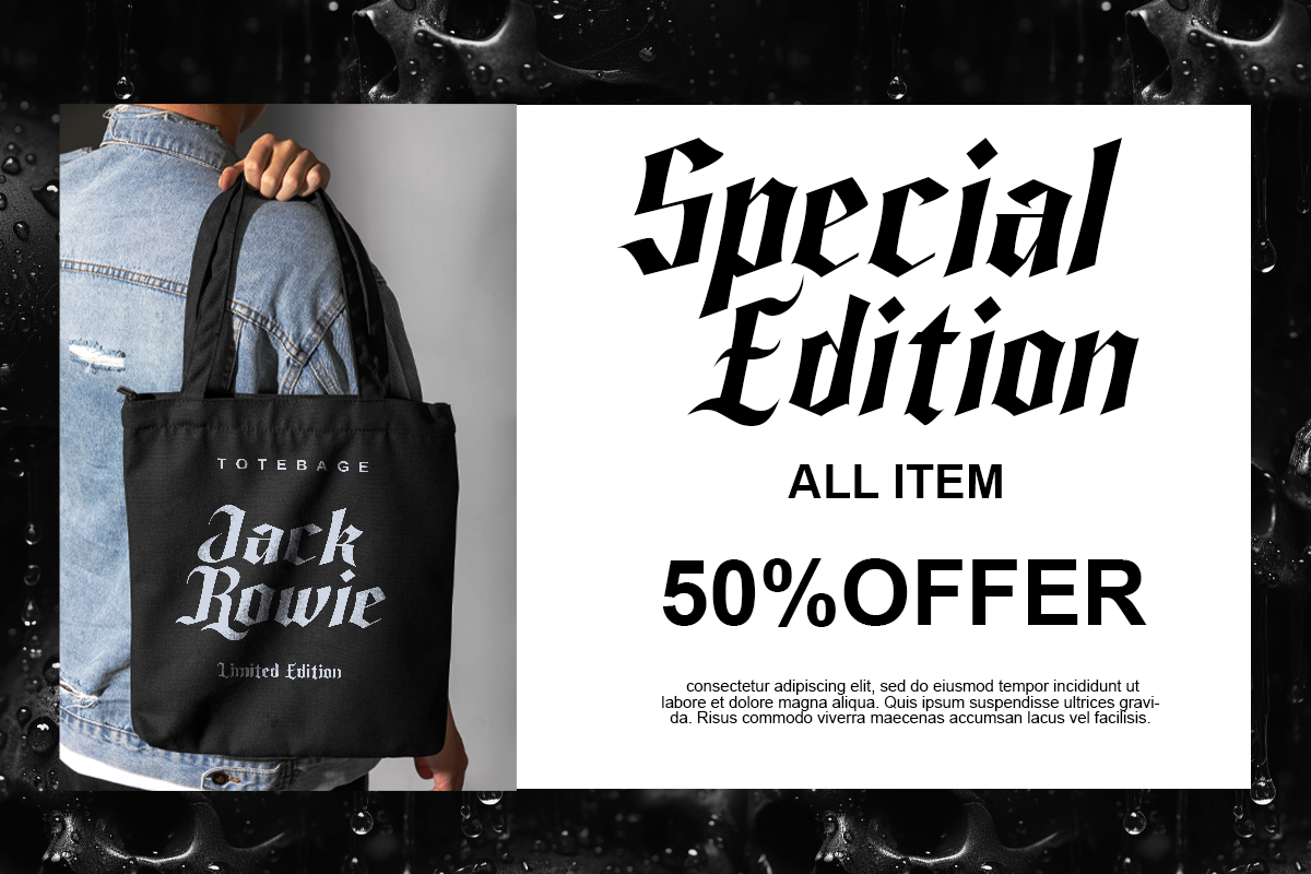 The Wayler - Gothic Blackletter Font, a Blackletter Font by RagamKata (Photo 7 of 10)