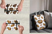 Fall Pies: Patterns & Clipart Set, a Food Illustration by Elatedowl (Thumbnail 7 of 12)