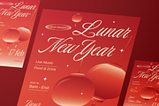 Gradient Lunar New Year Flyer Set, a Flyer Template by Annora Studio (Thumbnail 5 of 6)