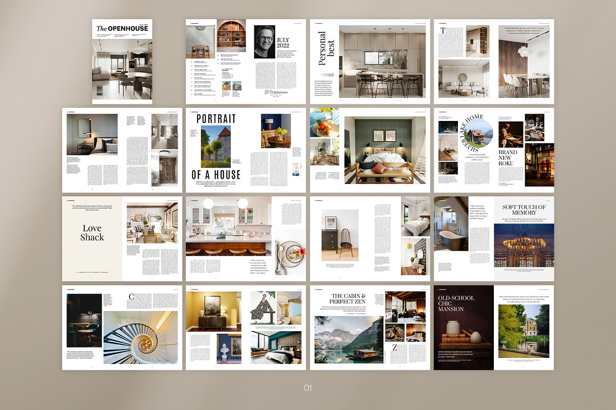 THE OPENHOUSE / Magazine Template, a Magazine Template by Studio Dara (Photo 23 of 24)